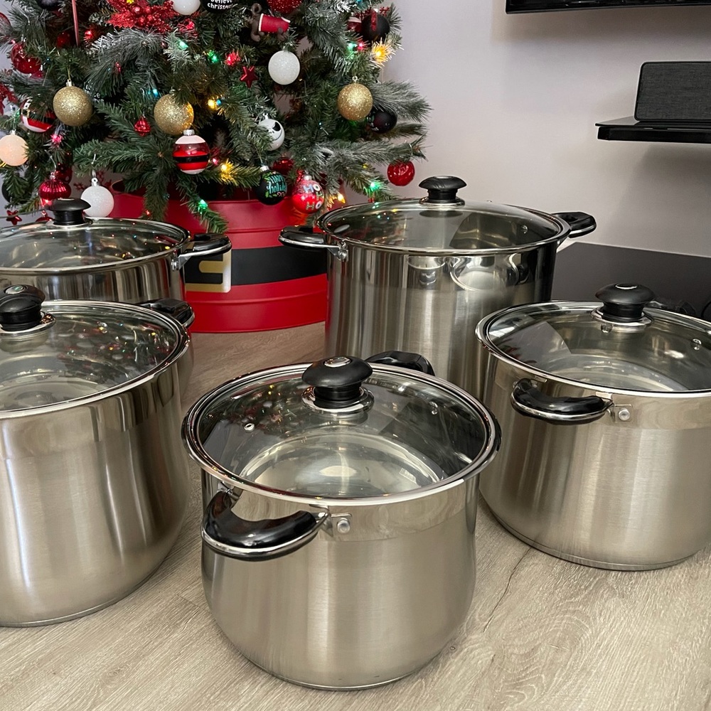 12 QT - 30 QT STAINLESS STEEL STOCK POT
